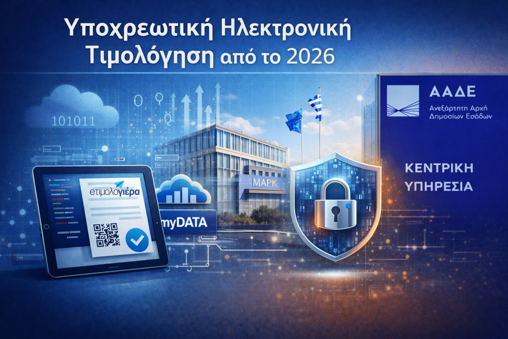 Υποχρεωτική ηλεκτρονική τιμολόγηση 2026.